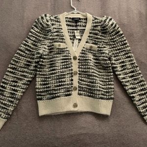 Space Dye Button Up Cardigan